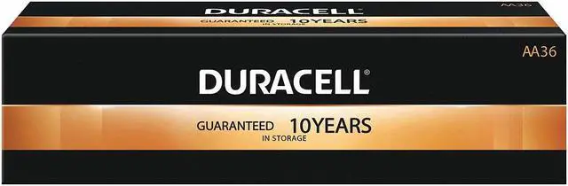 Alt view image 4 of 10 - DURACELL mn15p36 Duracell CopperTop AA Alkaline Battery, 36 PK, 1.5VDC