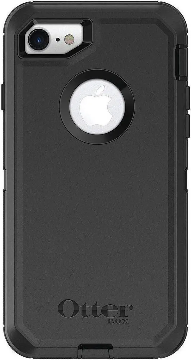 Alt view image 12 of 20 - OtterBox DEFENDER SERIES Case for iPhone 7 (ONLY) - Retail Packaging - BLACK