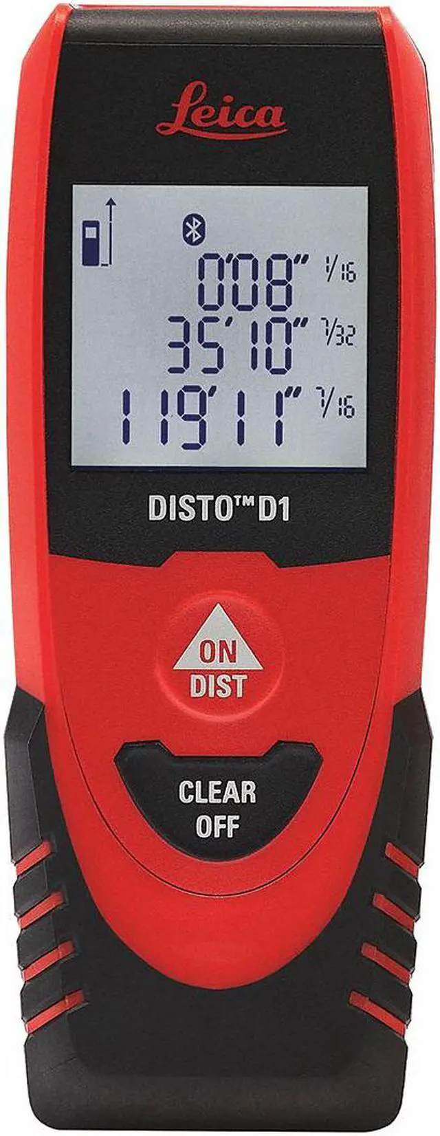 Alt view image 5 of 10 - Leica's newest laser distance measuring tool, the Leica DISTO D1. Accuracy that will leave your tape measure on your belt, and functionality that will keep your pencil at home.