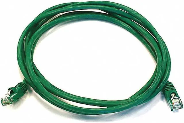 Alt view image 3 of 20 - Monoprice Cat6 Ethernet Patch Cable - 7 Feet - Green | Network Internet Cord - RJ45, Stranded, 550Mhz, UTP, Pure Bare Copper Wire, 24AWG