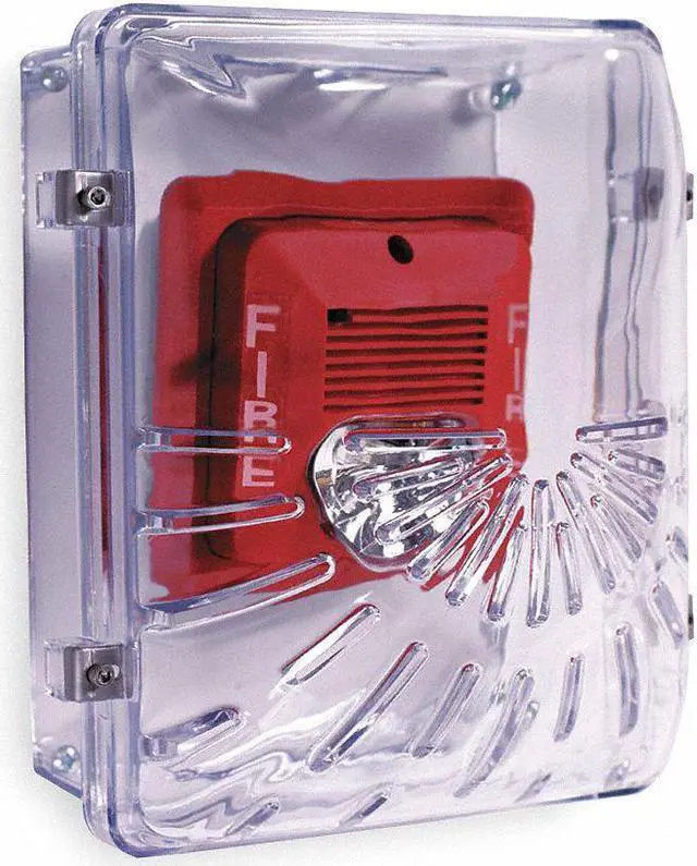 Alt view image 3 of 3 - Audible/Strobe Guard, Polycarbonate, Surf