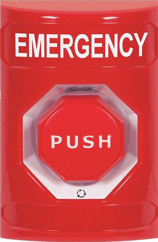 Main image of Safety Technology International Emergency Push Button Polycarbonate SS2009EM-EN