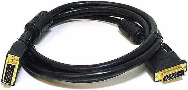Alt view image 4 of 14 - Monoprice 6ft 28AWG CL2 Dual Link DVI-D Cable - Black