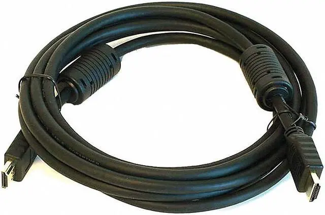 Alt view image 7 of 16 - Monoprice HDMI Cable - 12 Feet - Black | High Speed, 4k@60Hz, 18Gbps, 28AWG, Compatible with UHD TV and More - Select Series