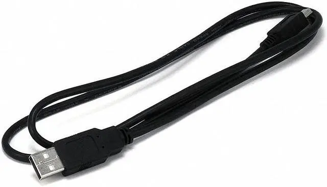 Alt view image 4 of 8 - Monoprice USB/Lightning Cable - 3 Feet - Black | USB-A to Mini-B, 5-Pin, 28AWG conductors