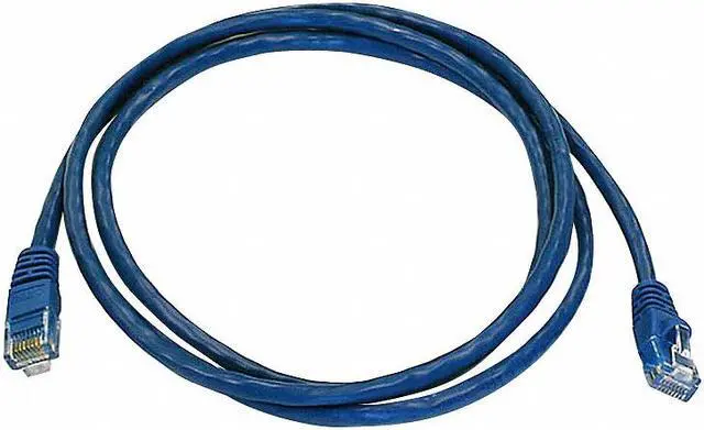Alt view image 4 of 10 - Monoprice Cat5e Ethernet Patch Cable - 5 Feet - Blue | Network Internet Cord - RJ45, Stranded, 350Mhz, UTP, Pure Bare Copper Wire, 24AWG