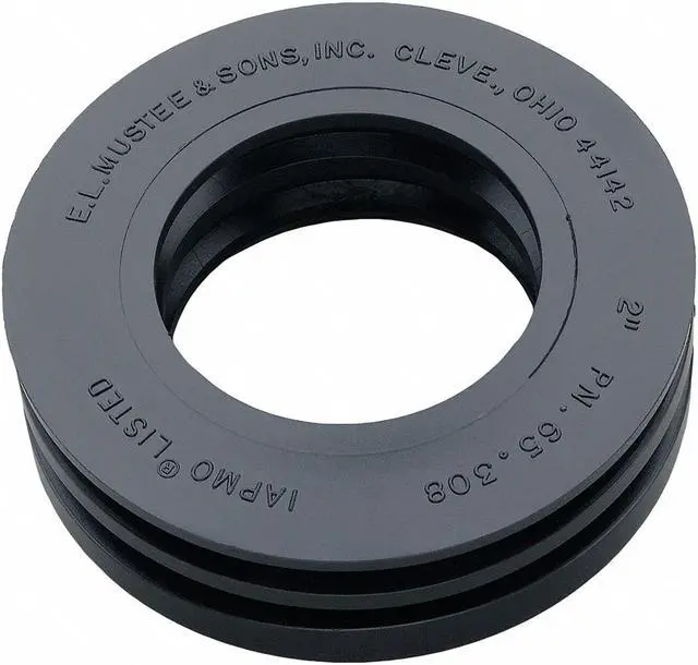 Alt view image 2 of 2 - MUSTEE 65.308 2 " Dia., Rubber, Black Finish, Drain Seal