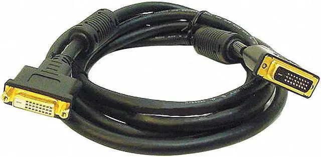 Main image of Monoprice 6ft 28AWG CL2 Dual Link DVI-D Male-to-Female Extension Cable - Black