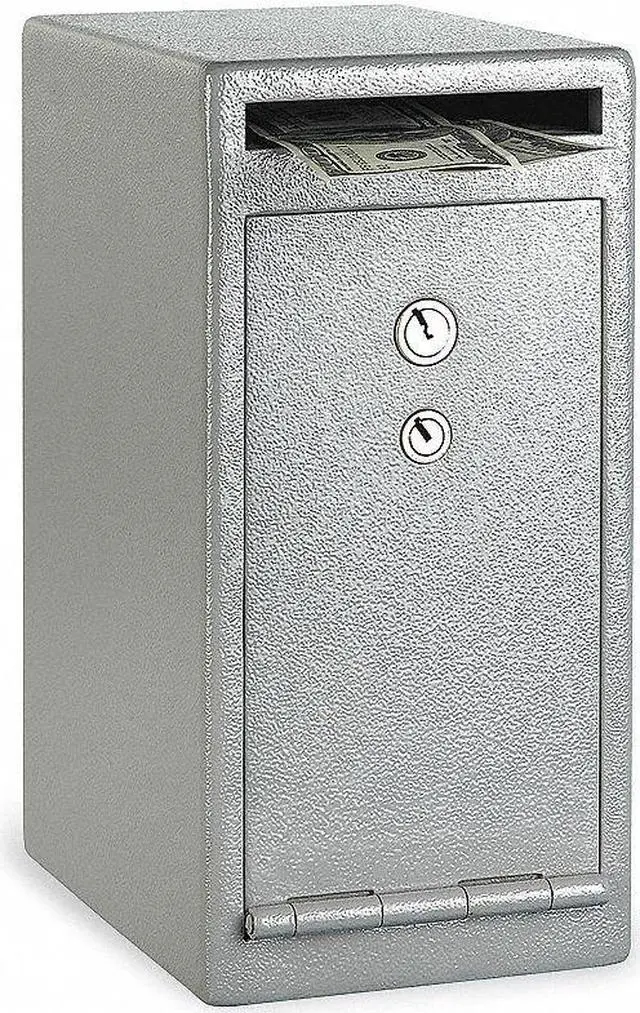 Alt view image 3 of 6 - Drop Slot Safe, .25 Cu. Ft., Dual Key Lock