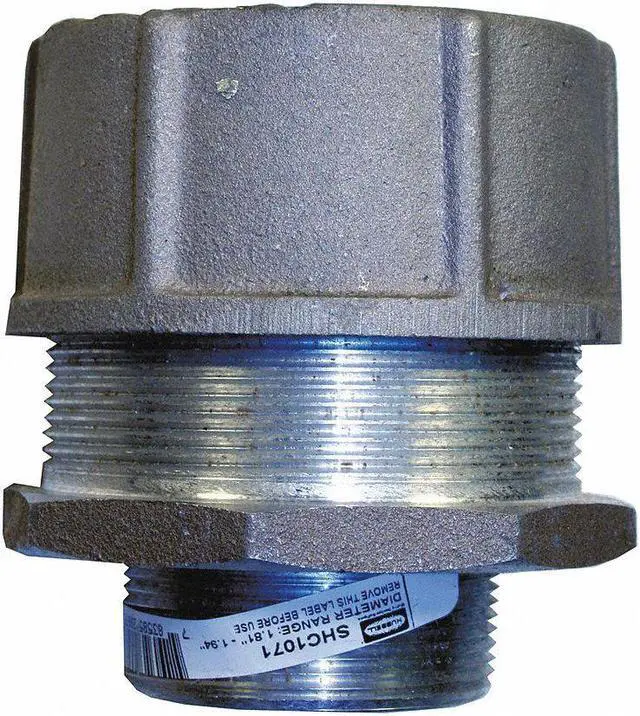 Main image of HUBBELL WIRING DEVICE-KELLEMS SHC1071 Cord Connector,2 in.,Straight,White