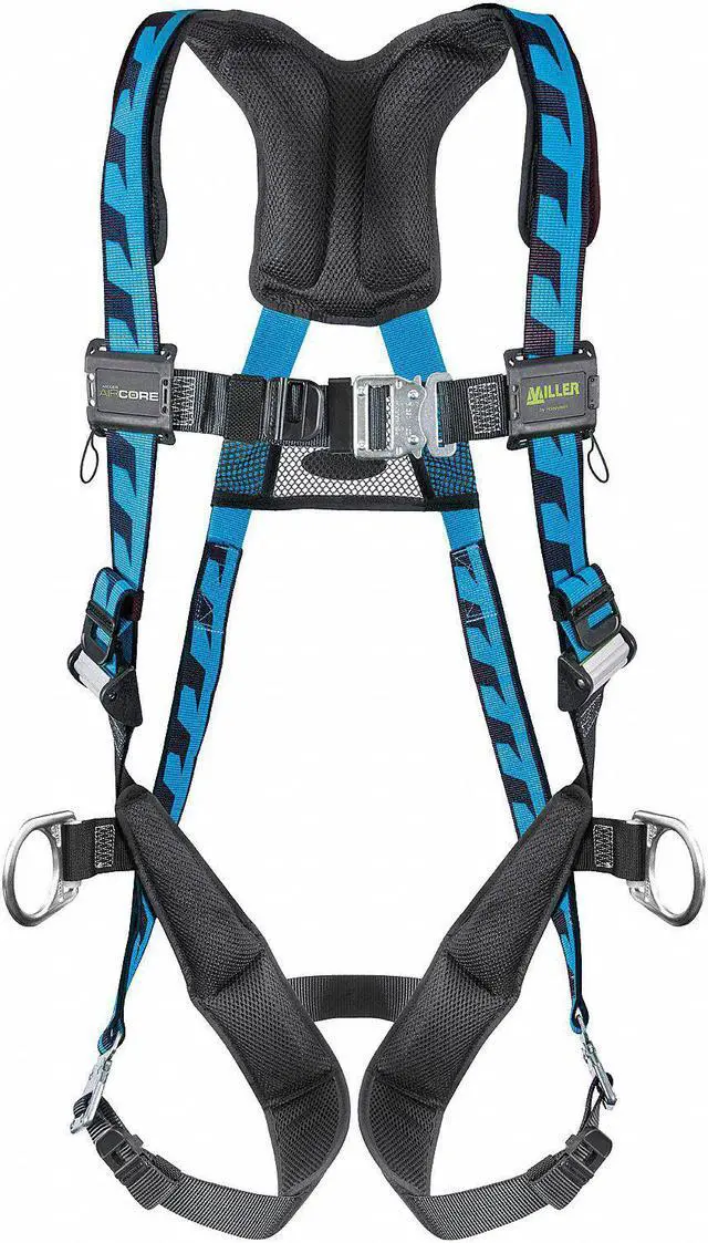 Alt view image 4 of 4 - HONEYWELL MILLER AC-QC2/3XLBL Full Body Harness, Vest Style, 2XL/3XL,
