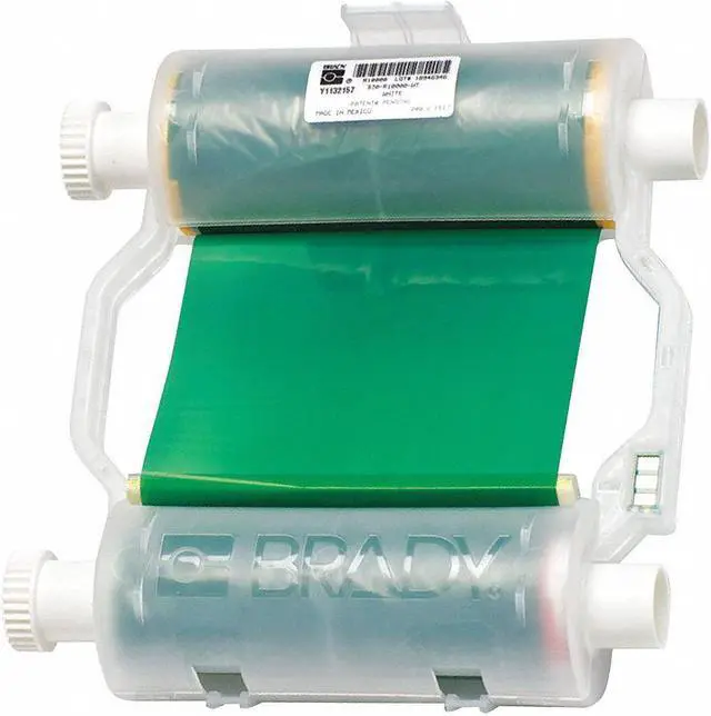 Alt view image 2 of 6 - BRADY B30-R10000-GN Ribbon,Green,4.330 In.