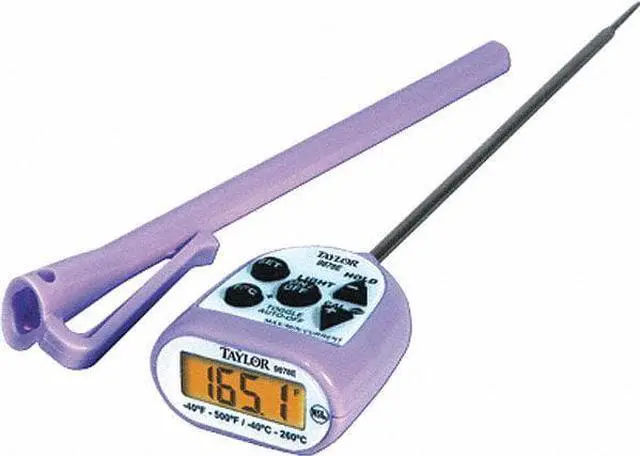 Alt view image 2 of 2 - TAYLOR 9878EPR 5" LCD Waterproof Thermometer with -40 to 500 (F)