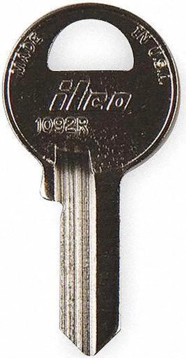 Alt view image 3 of 4 - KABA ILCO 1092R Key Blank,Brass,Master Padlock,PK10