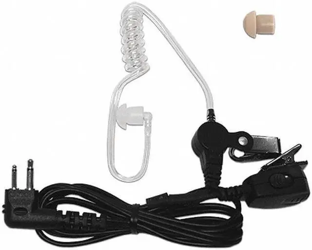 Alt view image 2 of 2 - Titan Ear Loop Earpiece,Two Pin Connector,Blk  JD-V1603