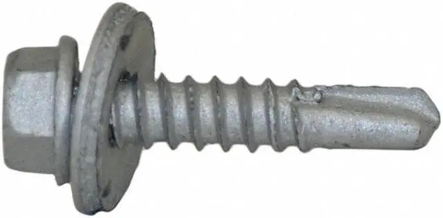 Main image of TEKS 1011000 Self-Drilling Screw, #12 x 1 in, Climaseal Steel Flange Hex Head