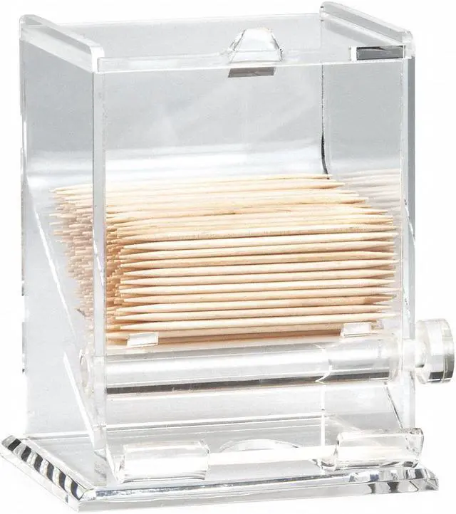 Alt view image 2 of 2 - ZORO SELECT 228 Toothpick Dispenser, 3-1/4"W x 4"H, Clear