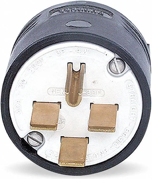 Main image of HUBBELL WIRING DEVICE-KELLEMS HBL8431C Straight Blade Plug, 15-30P, 30 A, 250V