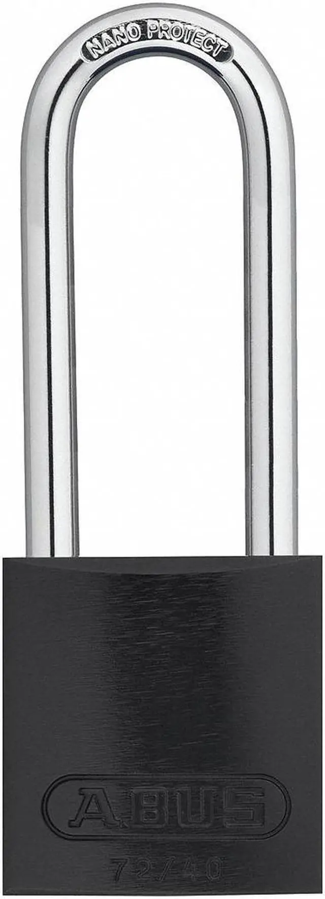 Main image of Abus Alike-Keyed Padlock, Open Shackle Type, 3" Shackle Height, Black  15418