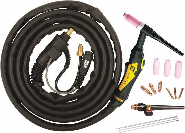 Alt view image 2 of 3 - ESAB 0558102493 Air-Cooled TIG Torch Kit,200A Output