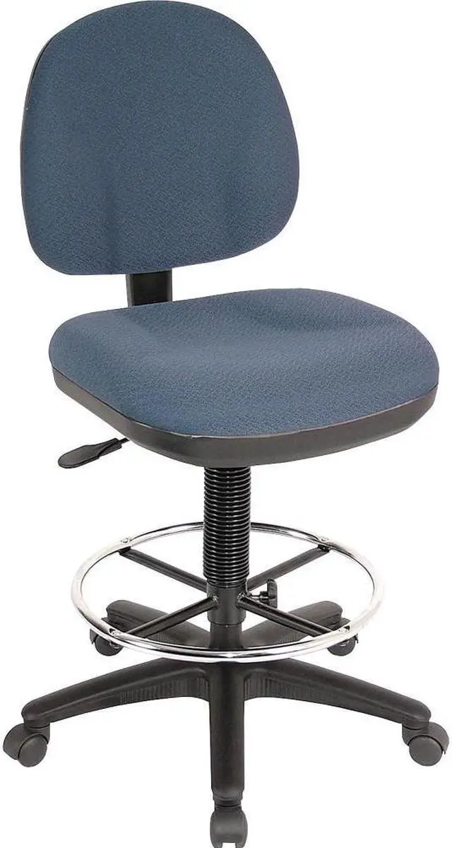 Alt view image 2 of 9 - Lorell Adjustable Multi Task Stool 24"x24"x40-1/2"x50-1/2" Blue 80010