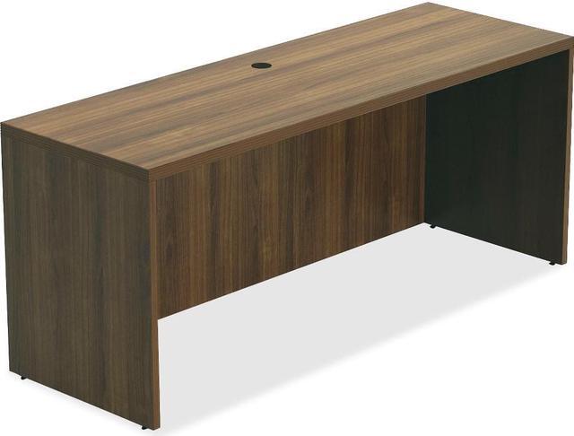Alt view image 2 of 2 - Lorell Top 1-1/2" Credenza 24"x66"x30" Walnut 34309