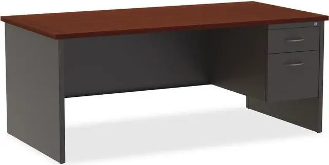 Main image of Lorell Right Pedestal Desk 36"x72" CH/MH 79144