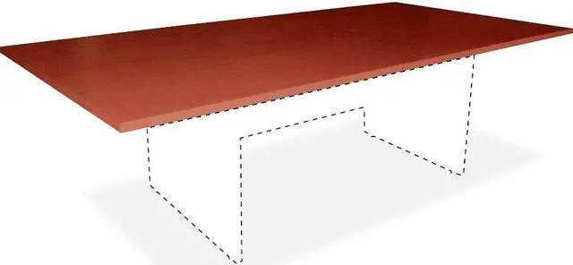 Alt view image 4 of 7 - Rectangular Conf Table, 72"x36", Cherry
