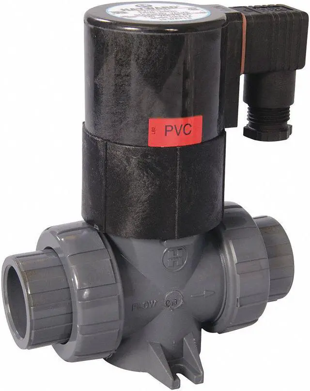 Main image of HAYWARD SV10075STE 120VAC PVC Solenoid Valve, Normally Closed, 3/4 in Pipe Size