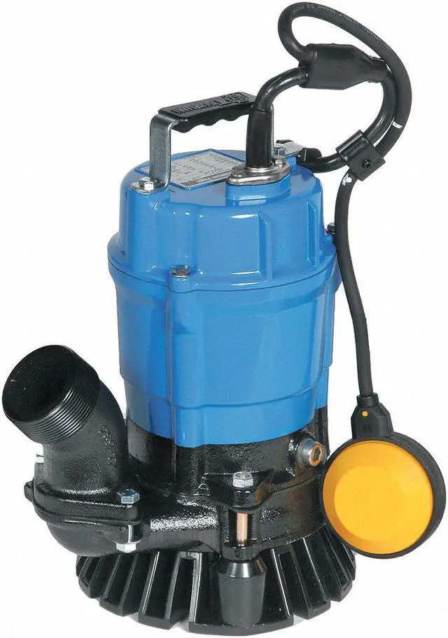 Alt view image 2 of 2 - TSURUMI HSZ2.4S-62 (AUTO, 115V) 2" 1/2 HP Submersible Trash Pump with Ball