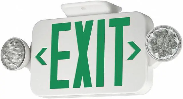 Main image of Hubbell Lighting - Compass Exit Sign with Emergency Lights  CCGRC
