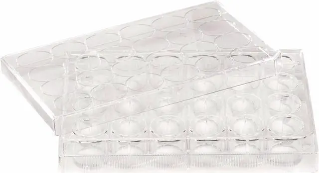 Alt view image 2 of 3 - ZORO SELECT 667123 24 Well Tissue Culture Plate w/Lid,PK50 (Formerly Lab Safety