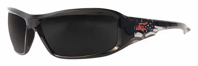 Alt view image 2 of 5 - Edge Eyewear XB116-P1 Black / Smoke Lens Safety Glasses Brazeau Patriot 1