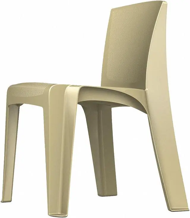 Main image of CORTECH 86484-B Stacking Chair, RazorBack Series, Polypropylene Buff