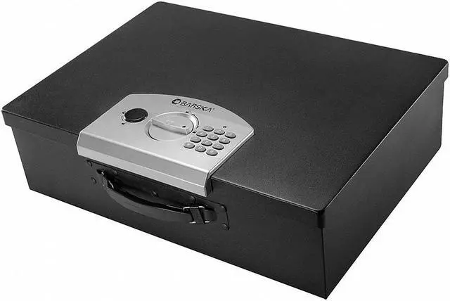 Alt view image 9 of 12 - Barska Digital Portable Keypad Lock box Black Digital Portable Keypad Safe
