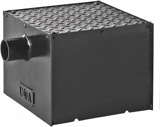 Alt view image 2 of 2 - SMITH LIGHT COMMERCIAL 800-Y02-04 Grease Interceptor,Capacity 8lb.,4 gpm