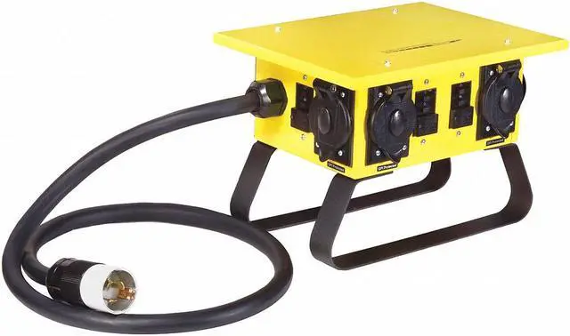 Alt view image 3 of 3 - SOUTHWIRE 6508TLSX Power Distribution Box,50 AC,(4) L5-20R