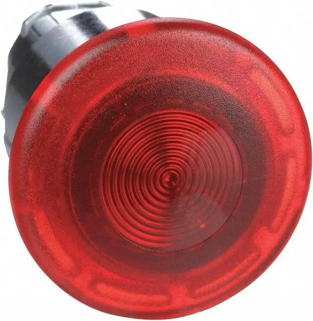 Alt view image 2 of 2 - SCHNEIDER ELECTRIC ZB4BW643 Illuminated Push Button Operator, 22 mm, Red