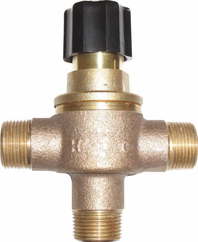 Alt view image 2 of 2 - LEONARD VALVE 370-LF Mixing Valve,Brass,0.5 to 9 gpm