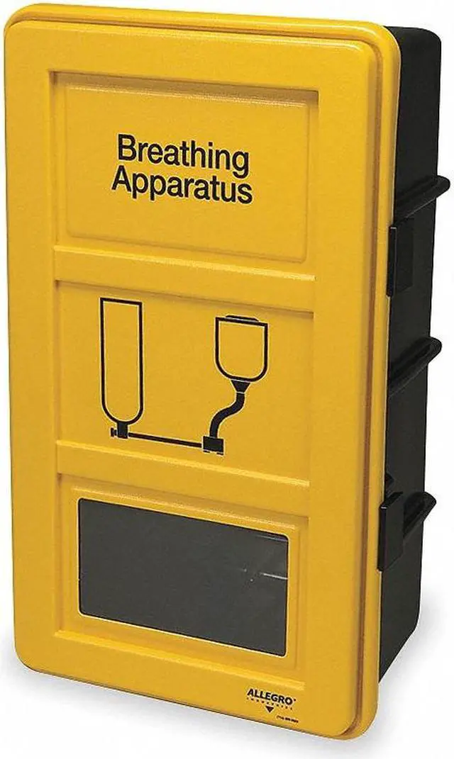 Alt view image 3 of 4 - ALLEGRO INDUSTRIES 4100 SCBA Wall Cabinet, Plastic, 20 in W x 32 1/2 in H x 13
