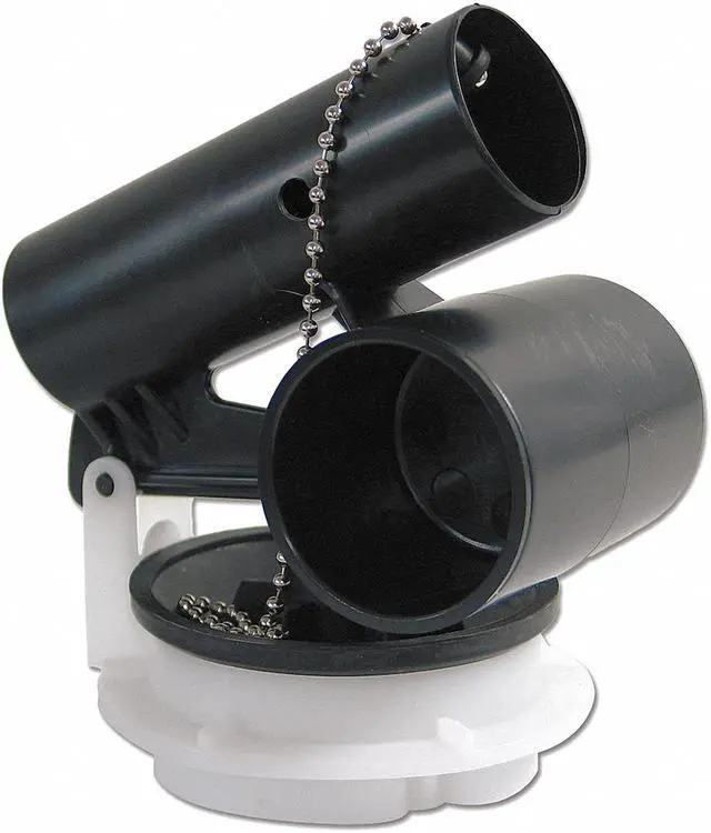 Main image of KISSLER 68-7250 Plastic Flush Valve, Black