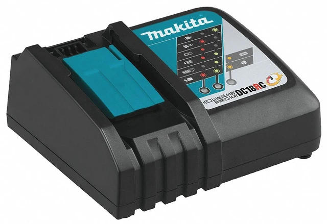 Alt view image 11 of 11 - Makita DC18RC 18V LXT Lithium-Ion Rapid Tool Battery Charger Charge - DC18RA