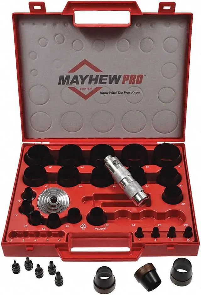 Alt view image 3 of 3 - Mayhew Pro Hollow Punch Set,Not Tether Capable  66006