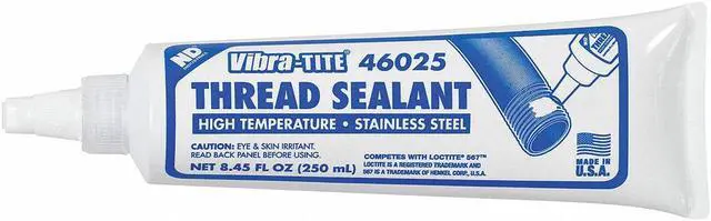 Main image of Vibra-tite 250mL Tube Thread Sealant, White 250mL White 46025