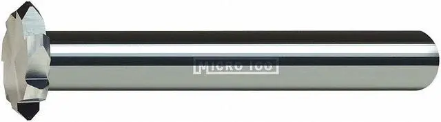 Alt view image 2 of 3 - MICRO 100 MBC-375 Back Chamfer Milling Cutter, 2 1/2 in L, Solid Carbide