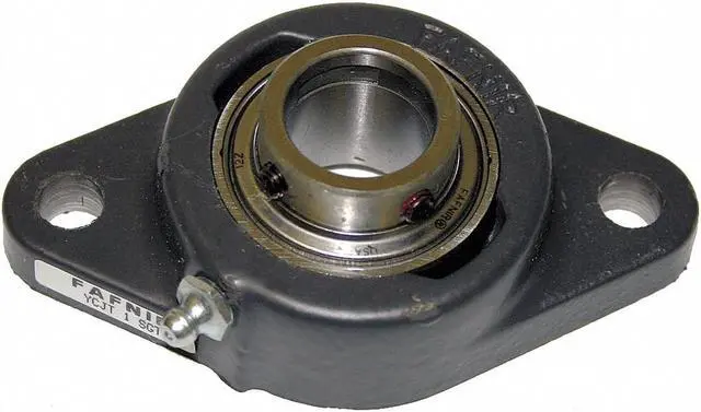 Main image of Timken 2-Bolt Flange Bearing with Ball Bearing Insert and 1" Bore Dia.