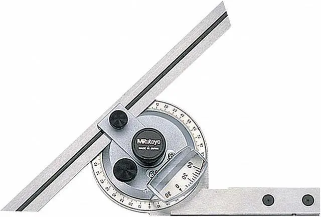 Alt view image 2 of 3 - MITUTOYO 187-904 Universal Bevel Protractor,6 In
