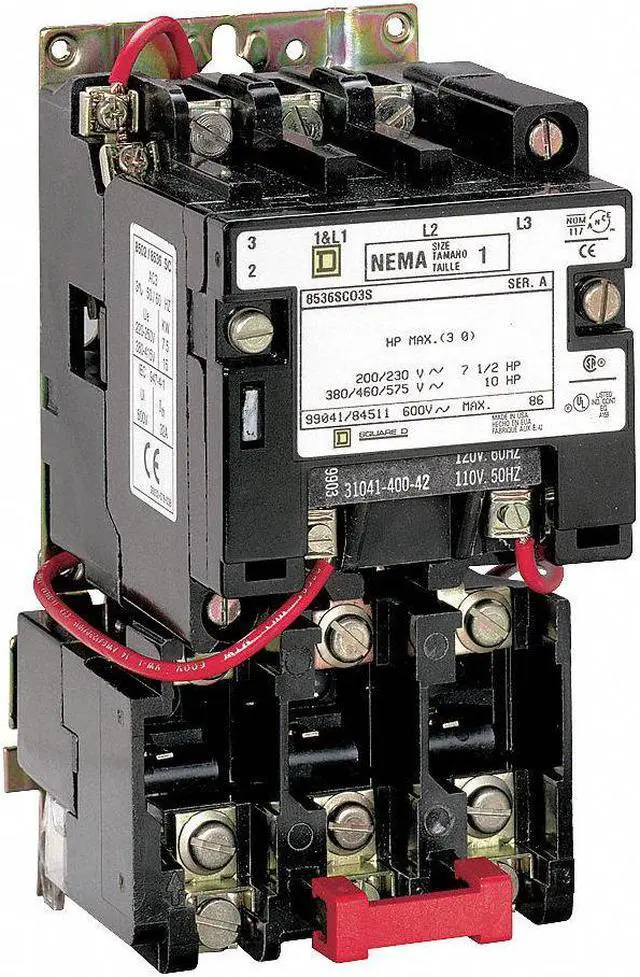 Alt view image 2 of 3 - SQUARE D 8536SAO11V02S Nonreversing Magnetic Motor Starter, No Enclosure NEMA