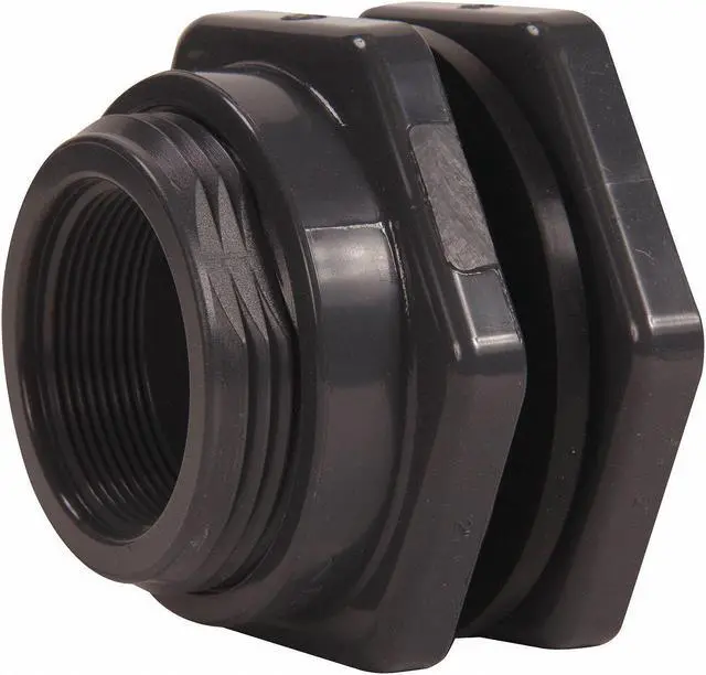 Main image of HAYWARD BFAS1010TFS 1" Bulkhead Fitting, FNPT x FNPT
