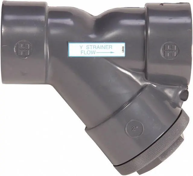Alt view image 3 of 3 - HAYWARD YS10200S 2", socket, PVC, Y Strainer, 150 psi